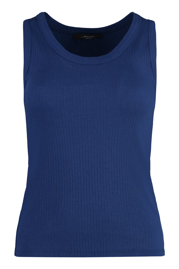 Multic cotton tank top-0